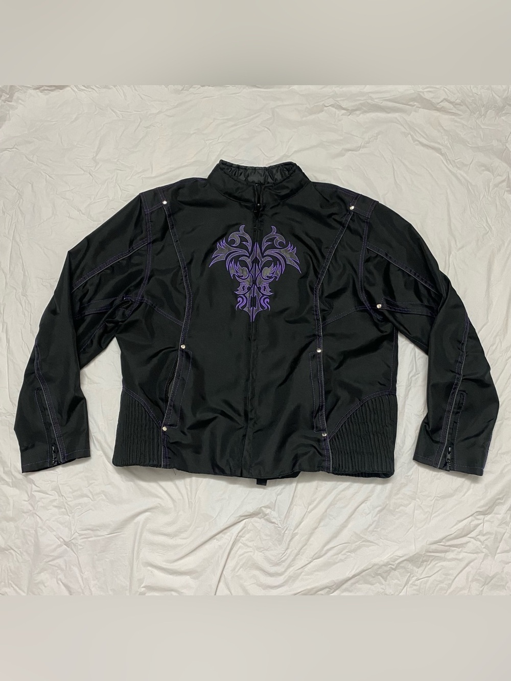 Black & purple y2k jacket